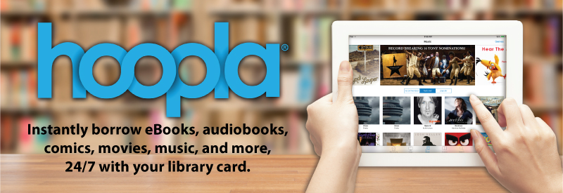 Instantly borrow eBooks, audiobooks, comics, movies, music, and more, 24/7 with your library card.