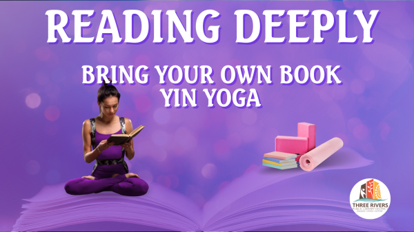Image for event: Reading Deeply: BYOB (Bring Your Own Book) Yin Yoga