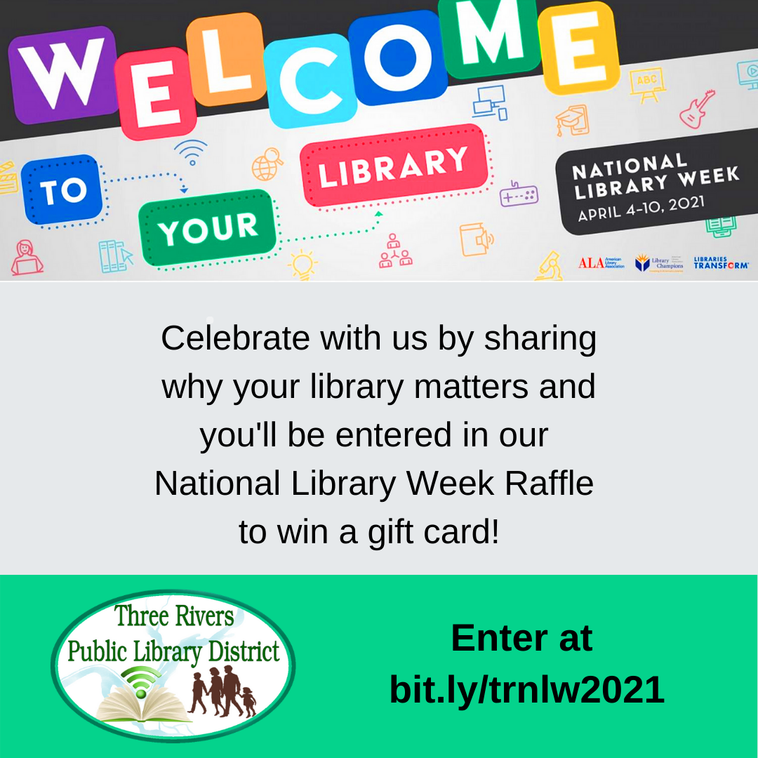 National Library Week is April 4-10, 2021